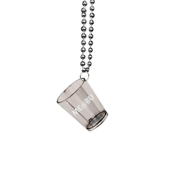Promotional Novelty Shot Glass Shot Glass Bead Necklace